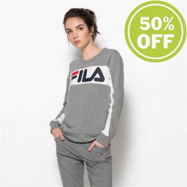 Fila Er Rita Tennis Er Women's Shirts - Grey,NZ 217-81904